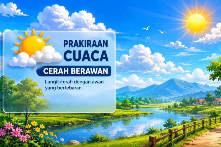 BMKG: Cuaca Riau 29 Mei 2026 Cerah Berawan, Tiga Titik Panas Terpantau