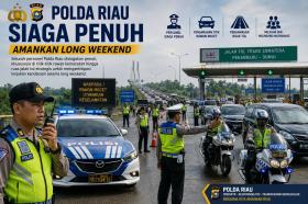 Siap-Siap! Titik Macet dan Tol Riau Diserbu Kendaraan, Polisi Siaga Penuh