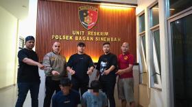 Polsek Bagan Sinembah Gerebek Rumah Diduga Lokasi Transaksi Sabu, Dua Pria Diamankan
