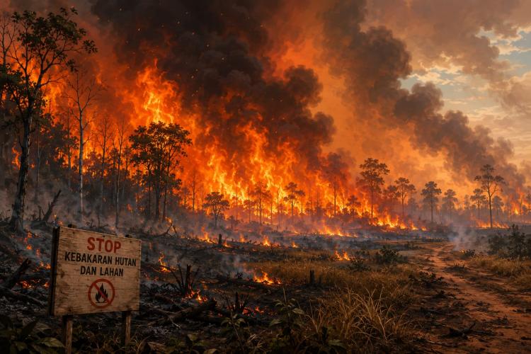 11 Daerah Tetapkan Siaga Darurat Karhutla di Riau
