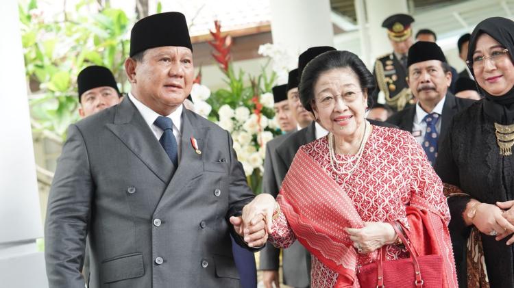 Keakraban Prabowo-Megawati Curi Perhatian, PDIP Sebut Bukan Peristiwa Baru