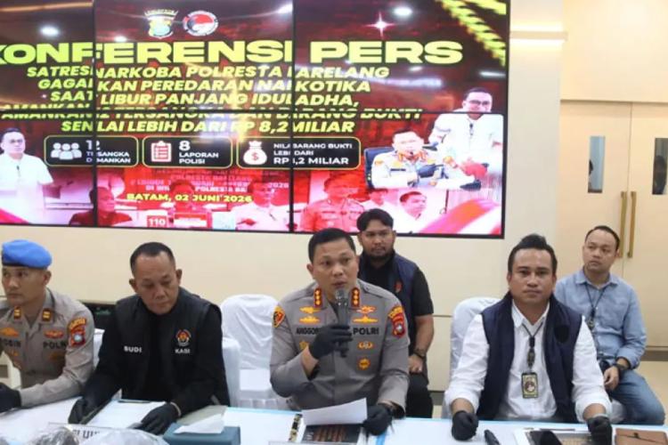 Libur Idul Adha Jadi Ajang Bandar Bergerak, Rp8,2 Miliar Narkoba Disikat Polisi Batam!