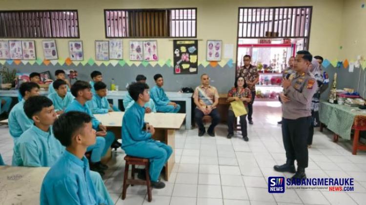 Kapolsek Bagan Sinembah Sosialisasikan Bahaya Narkoba dan Kenakalan Remaja kepada Pelajar SMA YAPIM Taruna