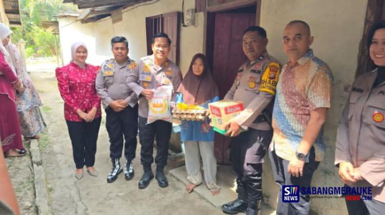 Polsek Bagan Sinembah Tebar Kepedulian Lewat Program Jumat Sedekah, Hadirkan Kebahagiaan bagi Warga