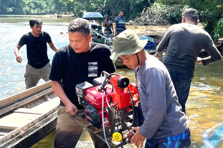 Sungai Subayang Simpan Rahasia, Polisi Temukan Tambang Emas Ilegal Tanpa Penjaga