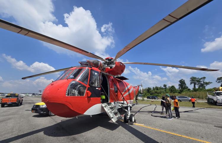 Gempur Karhutla, Riau Dapat Tambahan 2 Helikopter Water Bombing