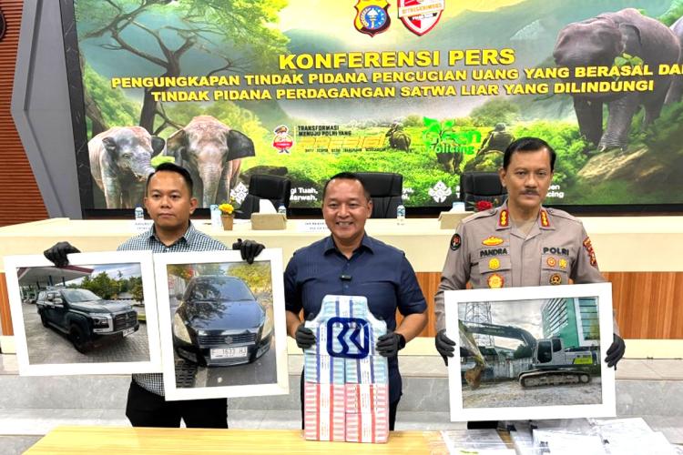 Gading Gajah Jadi Ekskavator, Polda Riau Bongkar Jejak Uang Rp1,8 Miliar