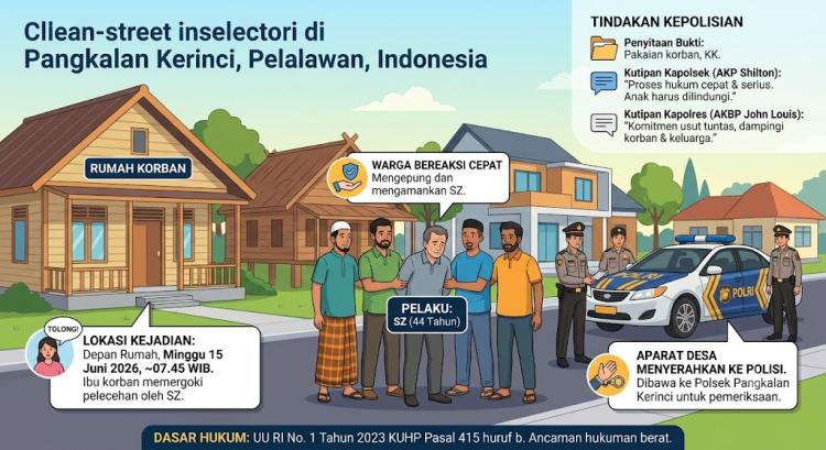 Gagahi Anak Kecil! Aksi SZ Berhenti karena Teriakan Ibu Korban di Depan Rumah