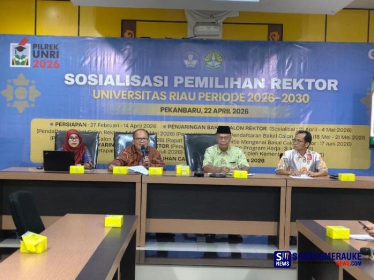 Rapat Senat Unri Tetapkan 8 Bakal Calon Rektor 2026-2030, Terbanyak Dalam Sejarah Universitas Riau