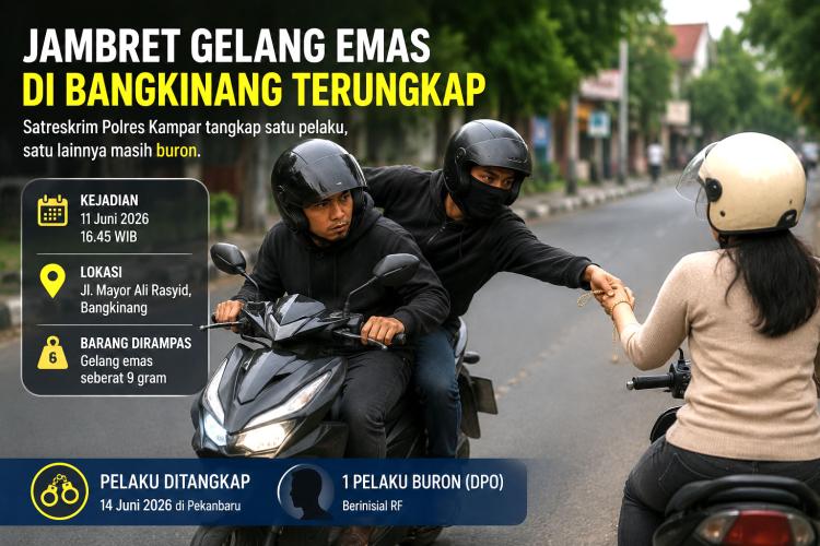 Gelang Emas Raib dalam Hitungan Detik, MG Diciduk Saat Bersembunyi di Penginapan
