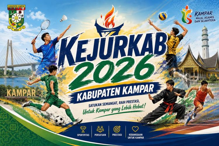 Bupati Ahmad Tegaskan Kejurkab 2026 Jadi Batu Loncatan Kampar Menuju Juara Porprov Riau 2027