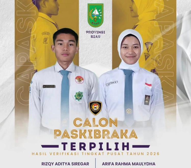 Pelajar Asal Siak dan Inhil Terpilih Wakili Riau Untuk Paskibraka Tingkat Nasional