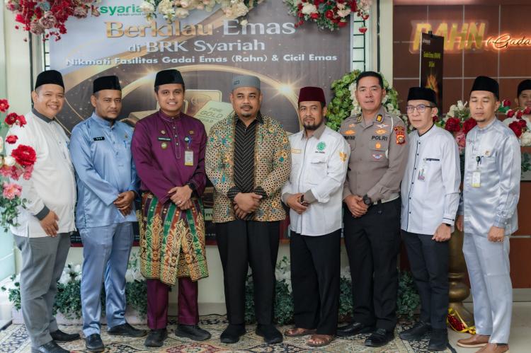 Masyarakat Kandis Kini Lebih Mudah Akses Dana Tunai Lewat Gadai Emas BRK Syariah