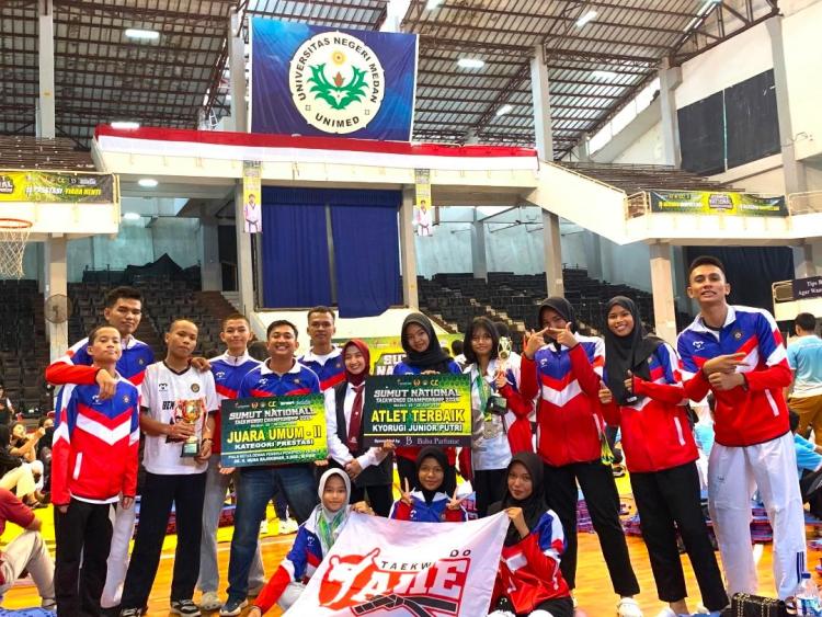 Sabet 12 Medali, Atlet Binaan YAME Taekwondo Duri Raih Gelar Juara Umum Sumut National Championship 2026