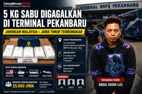 Operasi Senyap Bareskrim di Terminal BRPS, Kurir 5 Kg Sabu Tak Berkutik