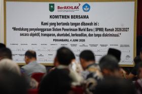 Pakta Integritas SPMB Riau Ditandatangani, Wakil Ketua DPRD: Tidak Ada Lagi Titip-Titipan!