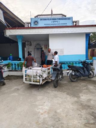 Kepala DLH Rohil Datangi Dapur MBG, Ka SPPG Yayasan Harapan Raya Mandiri "Menghilang"