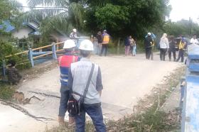 Jembatan Amblas di Rumbai Bikin Akses Warga Tersendat, DPRD Desak Pemko Bergerak Cepat