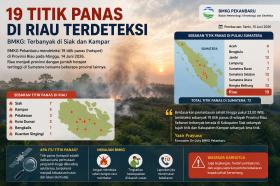 Siak dan Kampar Membara di Peta Satelit, BMKG Temukan Puluhan Hotspot