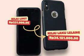 iPhone XS Limit Rp231 Ribu Laku Rp34 Juta di Lelang KPK, Pemenangnya Belum Bayar