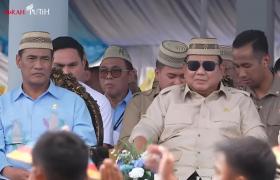 Prabowo: Hanya di Indonesia Polisi Urus Pertanian dan TNI Turun ke Sawah
