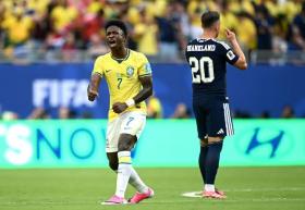 Brasil Tak Terbendung! Skotlandia Dibantai 3-0, Vinicius Jadi Bintang Lapangan