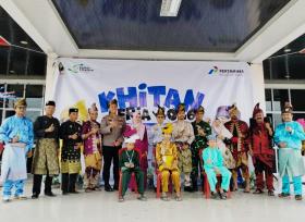 Sinergi Tahun Ketiga KEMARI-PHR, Manajemen PT PHR dan SPPBR, Selenggarakan Khitanan 50 Anak di Rokan Hilir 