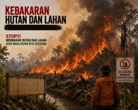 Api Masih Mengancam! Manggala Agni Perkuat Pasukan Padamkan Karhutla di Rengat Indragiri Hulu