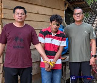Polsek Pujud Tangkap "Iblis" Diduga Pengedar Sabu, Amankan Barang Bukti Seberat 1,03 Gram