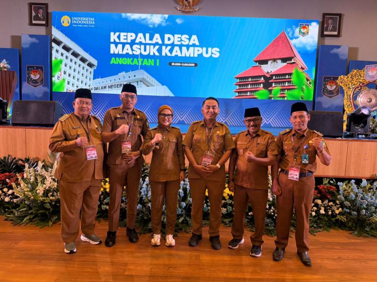 Banggakan Kepulauan Meranti, Enam Kepala Desa Ikuti Program Kepala Desa Masuk Kampus di Universitas Indonesia