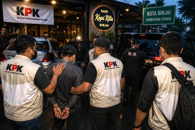 Kabar OTT KPK Guncang Binjai dan Langkat, Sejumlah Orang Dikabarkan Diamankan