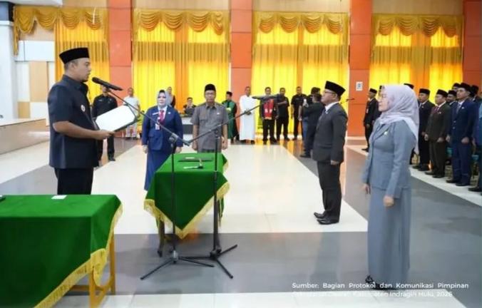 Bupati Inhu Kocok Ulang Jabatan, Ratusan Pejabat Langsung Dapat Tugas Baru