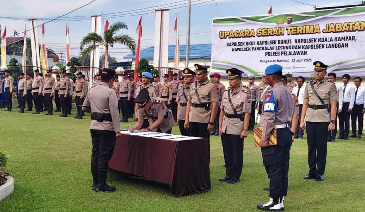 Lima Kapolsek di Pelalawan Berganti Seketika, Formasi Baru Langsung Bergerak