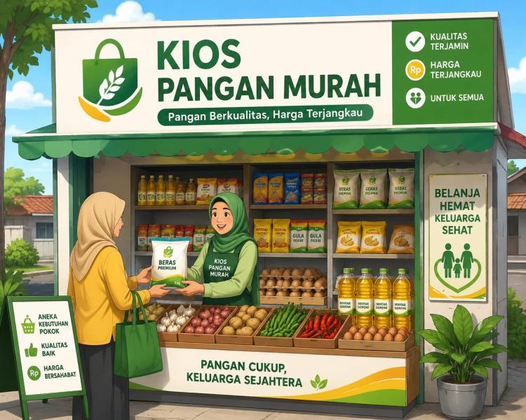 Pemko Pekanbaru Resmikan 6 Kios Pangan Murah, Warga Kini Bisa Belanja Sembako Lebih Hemat