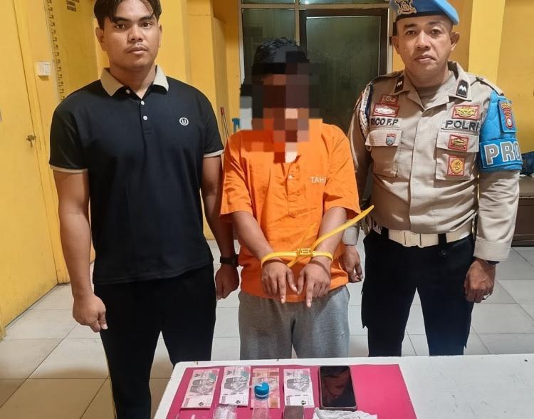 Digerebek Saat Telepon, Pengedar Sabu di Kampar Tak Berkutik, Jaringan Pemasok Diburu