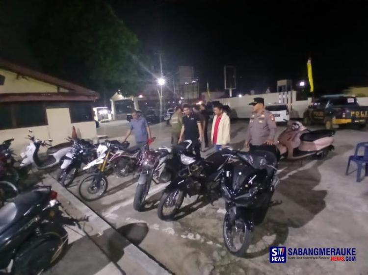 Jaga Kamtibmas, Polsek Bagan Sinembah Amankan 6 Motor Balap Liar