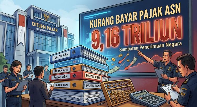 Kurang Bayar Pajak ASN Tembus Rp9,16 Triliun, DJP Ungkap Penyebab Kenaikan Tajam
