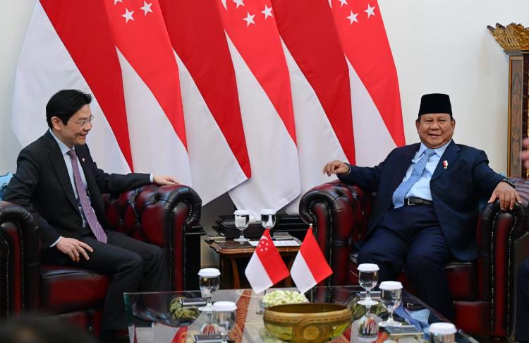 Prabowo Tegaskan Selat Malaka Tetap Terbuka, Indonesia-Singapura Sepakati 26 Kerja Sama Strategis