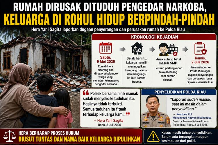 Fitnah Berujung Petaka, Satu Keluarga Tinggalkan Kampung Usai Rumah Diserang Warga
