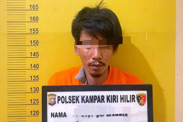 Kabur Bawa Motor Buruh Sawit, Pemuda Kampar Berakhir di Tangan Polisi