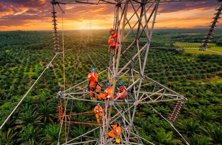 Kinerja PLN Makin Andal, Penggantian Isolator SUTT di Medan Berhasil Tanpa Padam