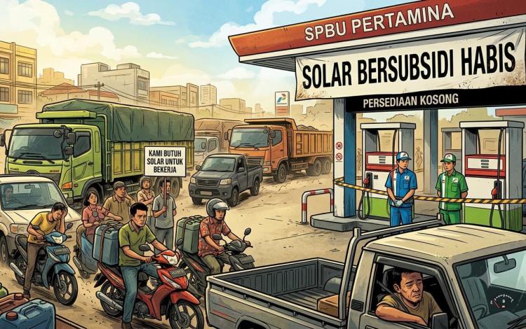 Kelangkaan Solar Bikin Harga Barang Terancam Naik, Pemko Pekanbaru Bergerak Koordinasi dengan Pertamina
