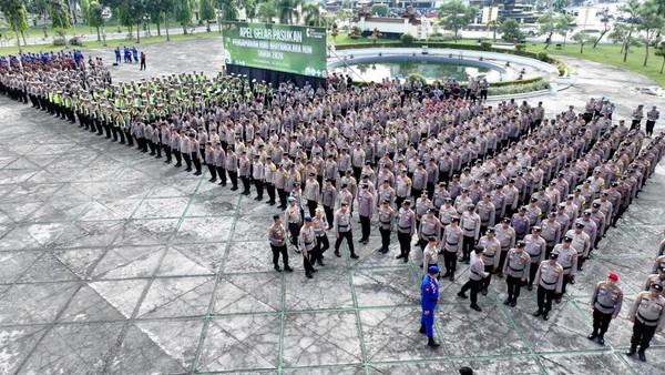 Polda Riau Libatkan 2.369 Personel Amankan Riau Bhayangkara Run 2026