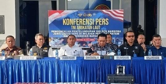 TNI AL Gagalkan Penyeludupan Narkoba Lewat Jalur Laut Batam