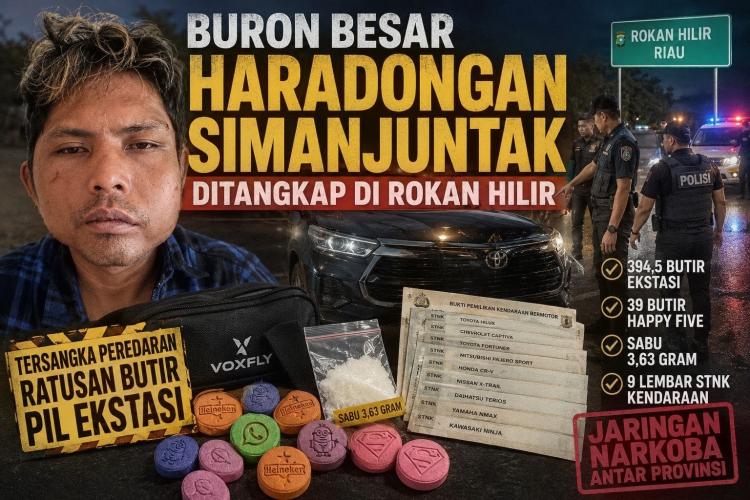 Diburu Berbulan-bulan, Bandar Besar Narkoba Rohil Ditangkap Bareskrim 