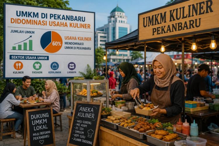 Data Diskop UMKM di Pekanbaru Tembus 28 Ribu, Didominasi Usaha Kuliner
