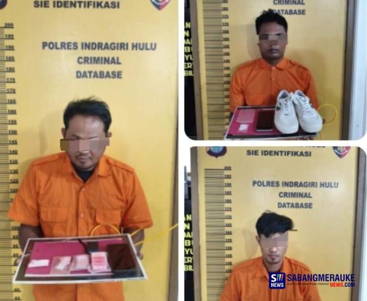Terbongkar! Tiga Pengedar Sabu di Inhu Dicokok Polisi, Modus Sembunyikan Narkoba di Kasur dan Sepatu Terungkap
