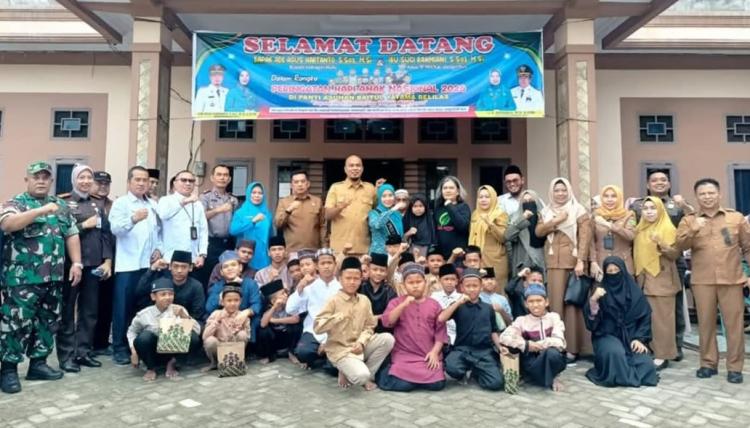 Di Panti Asuhan Baitul Yatama Bupati Inhu Komitmen Tingkatkan Perlindungan Anak