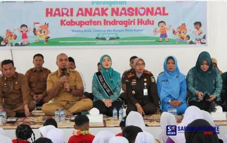 Peringatan Hari Anak Nasional 2026, Bupati Inhu Ajak Warga Manfaatkan Layanan Konsultasi Gratis untuk Lindungi Anak dan Perempuan