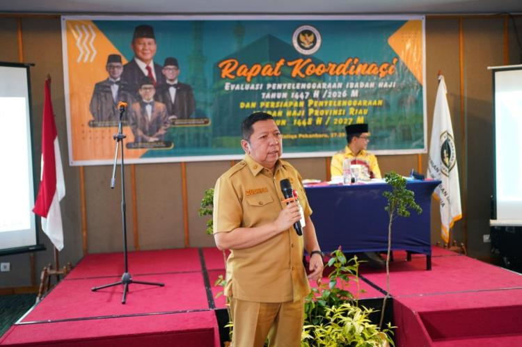Rakor Evaluasi Haji 2026: Pemprov Riau Targetkan Langkah Konkret untuk Tahun Depan